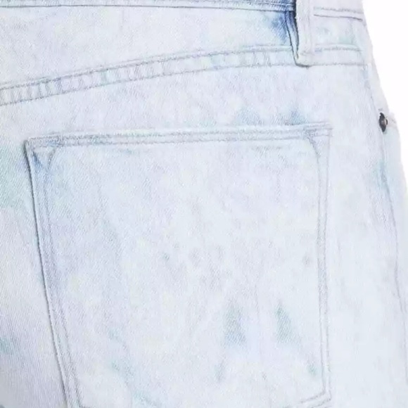 FRAME Le High Tie-Dye Straight-Leg Jeans in Cloud - Picture 2 of 16